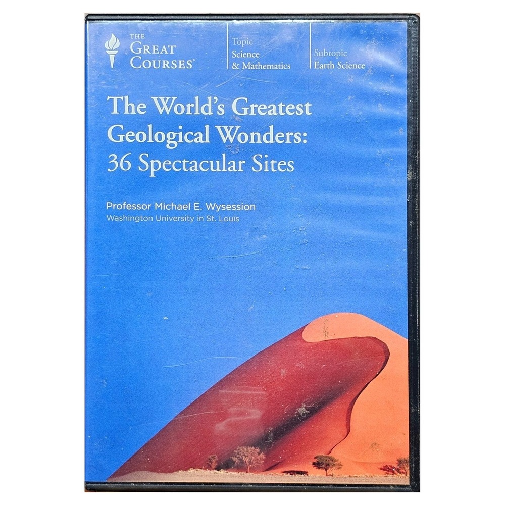 The Great Courses World's Greatest‎ Geological Wonders 6 DVD Set 36 Sites